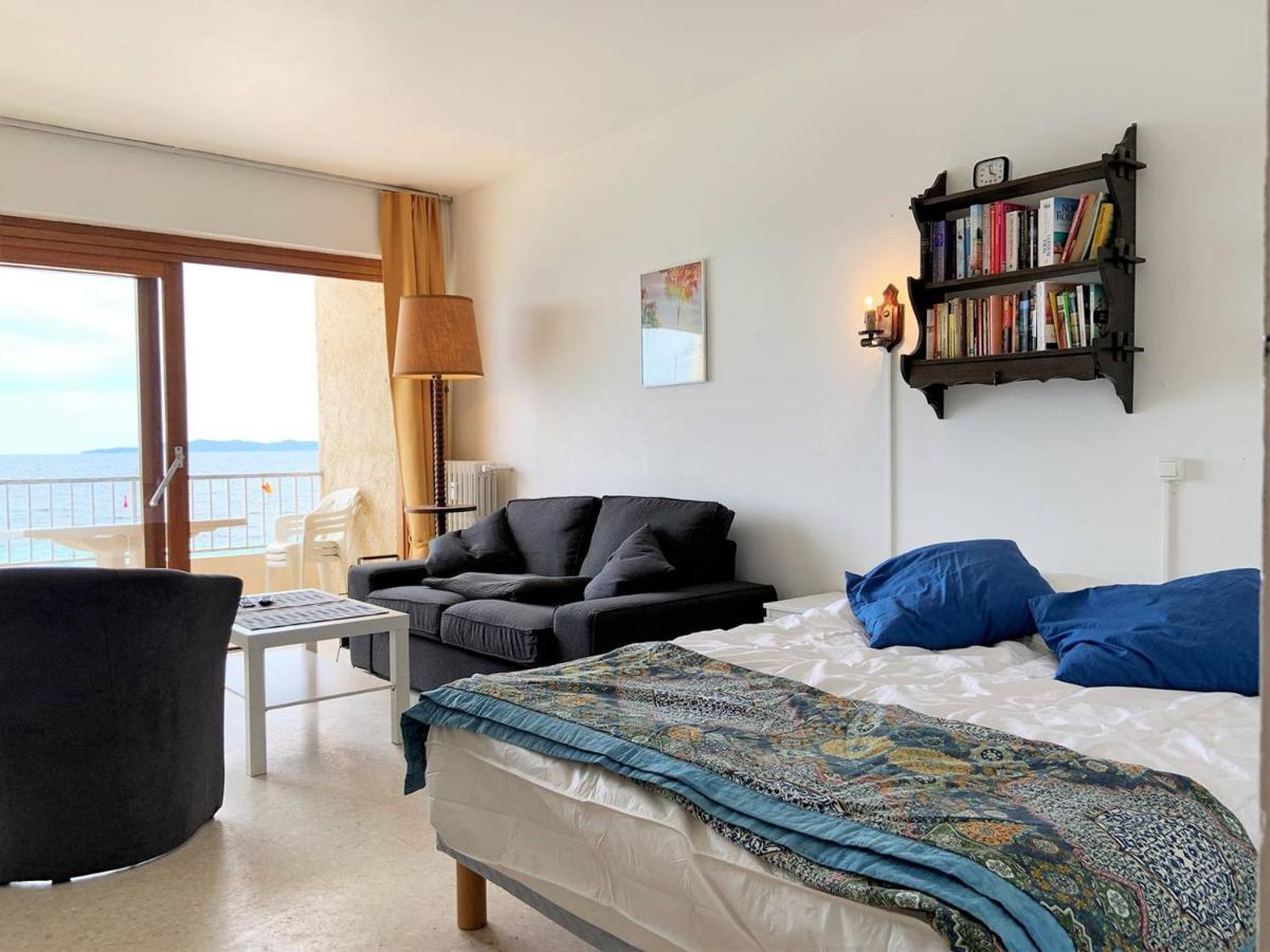 Studio Sur Plage Cavaliere Avec Terrasse, 1Er Etage, 2 Couchages - Fr-1-251-80 Le Lavandou Exteriér fotografie